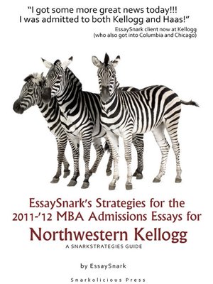 northwestern kellogg mba essays